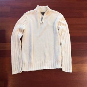 NWOT Polo Ralph Lauren White Sweater Sz M